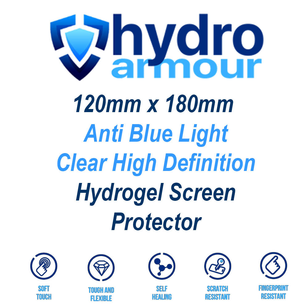 120mm x 180mm Custom Cut Anti Blue Light Clear Hydrogel Screen Protector Film