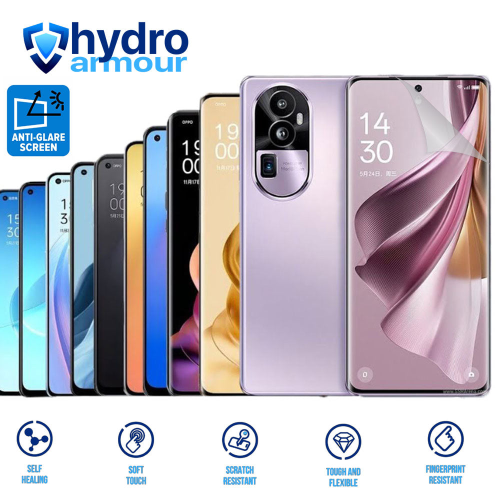 Matte Anti Glare HD Hydrogel Screen Protector for OPPO Reno 13 12 11 10 8 Pro Lite
