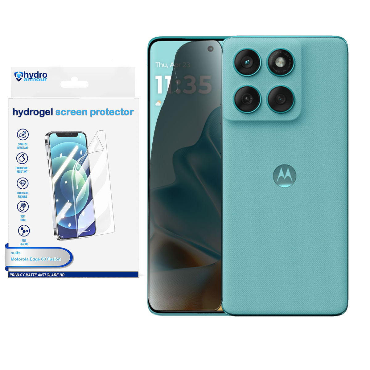 Privacy Matte HD Anti-Glare Hydrogel Screen Protector Anti-Spy Motorola Edge 60 50 40 30 20 Pro Ultra Neo Fusion