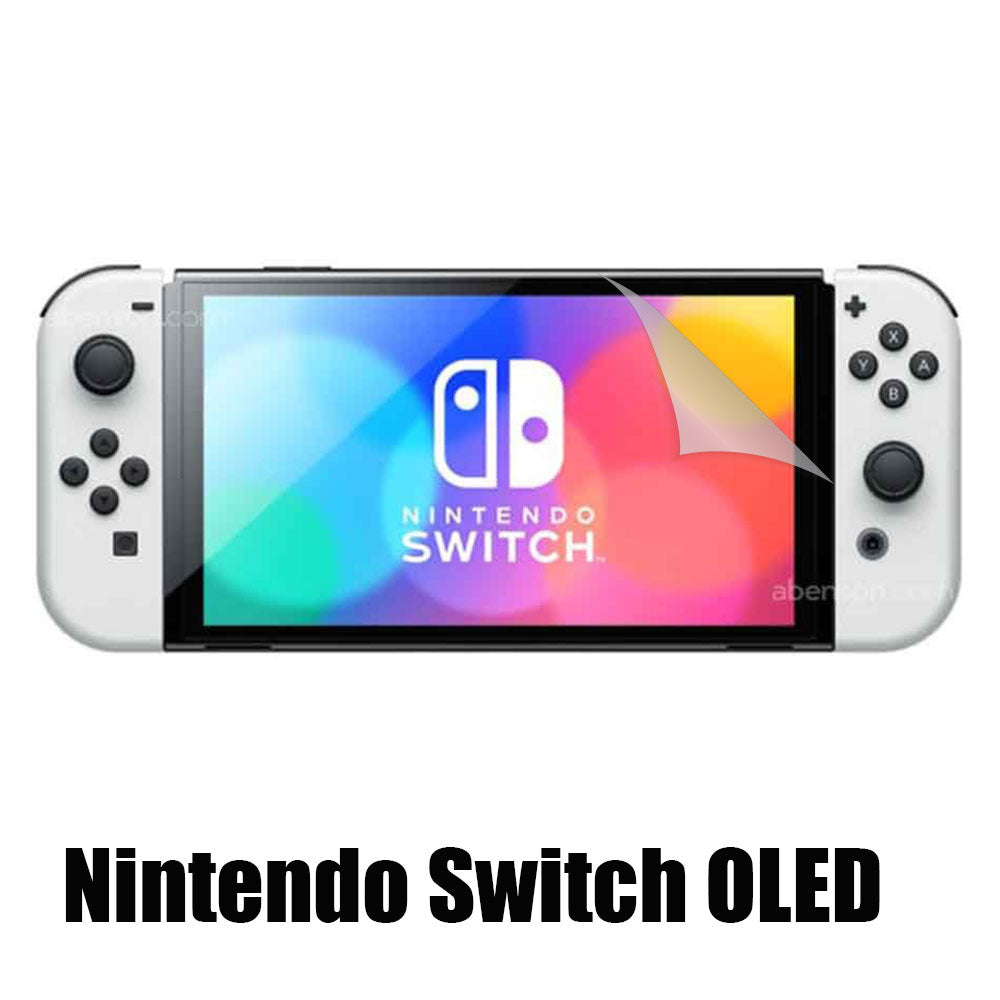 Nintendo Switch OLED Lite Heavy Duty HD Clear Hydrogel Film Screen Protector Military Grade
