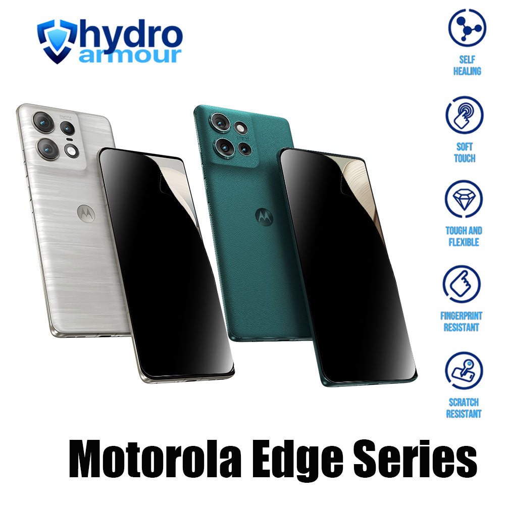 Privacy Matte HD Anti-Glare Hydrogel Screen Protector | Anti-Spy for Motorola Edge 50 40 30 20 Pro Ultra Neo Fusion