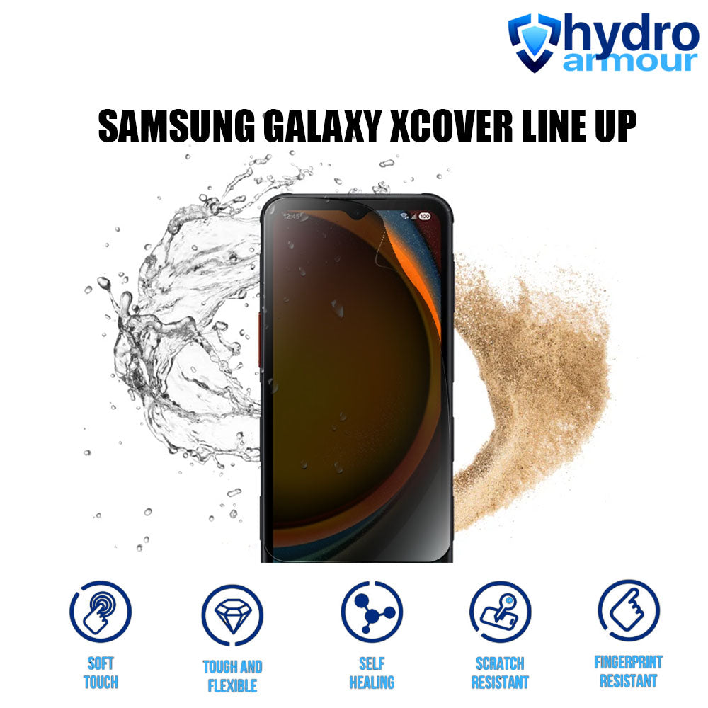 Heavy Duty Privacy Matte Anti Glare Hydrogel Screen Protector Samsung Galaxy XCOVER 7 6 5 Pro