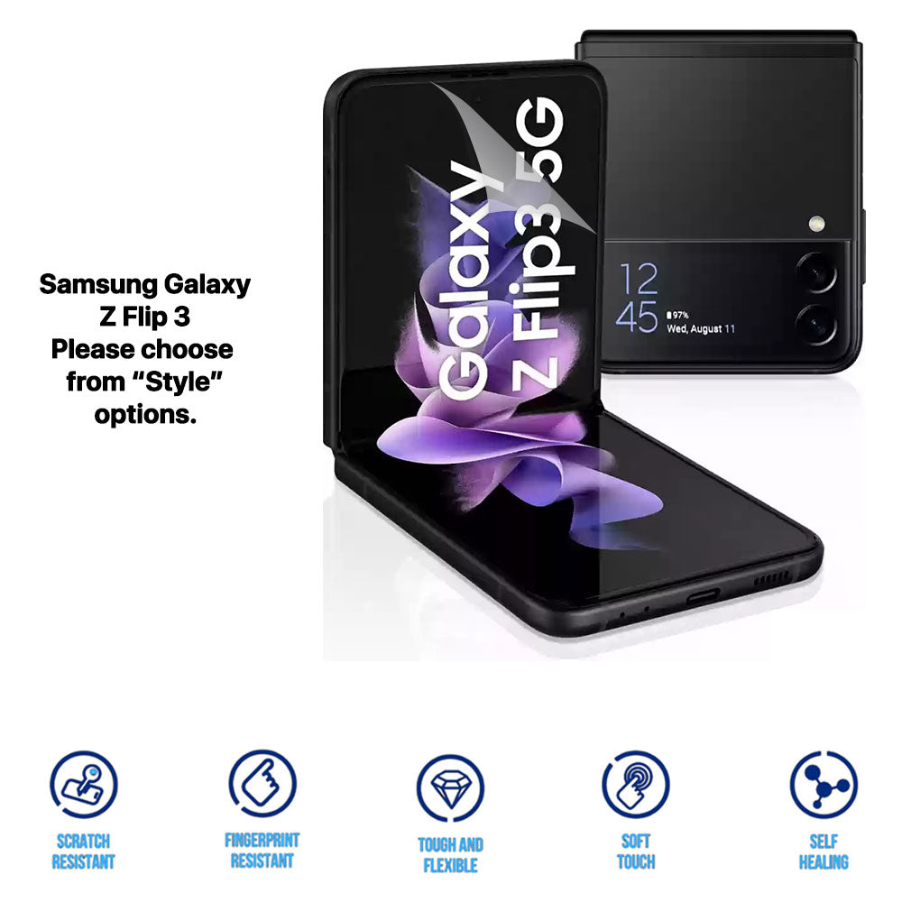 Clear HD Hydrogel Screen Protector | Anti-Scratch Protection for Samsung Galaxy Z Flip 6 5 4 3 2