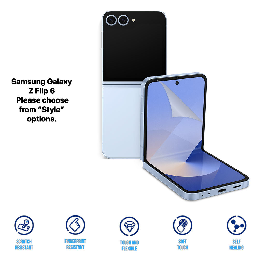 Clear HD Hydrogel Screen Protector | Anti-Scratch Protection for Samsung Galaxy Z Flip 6 5 4 3 2