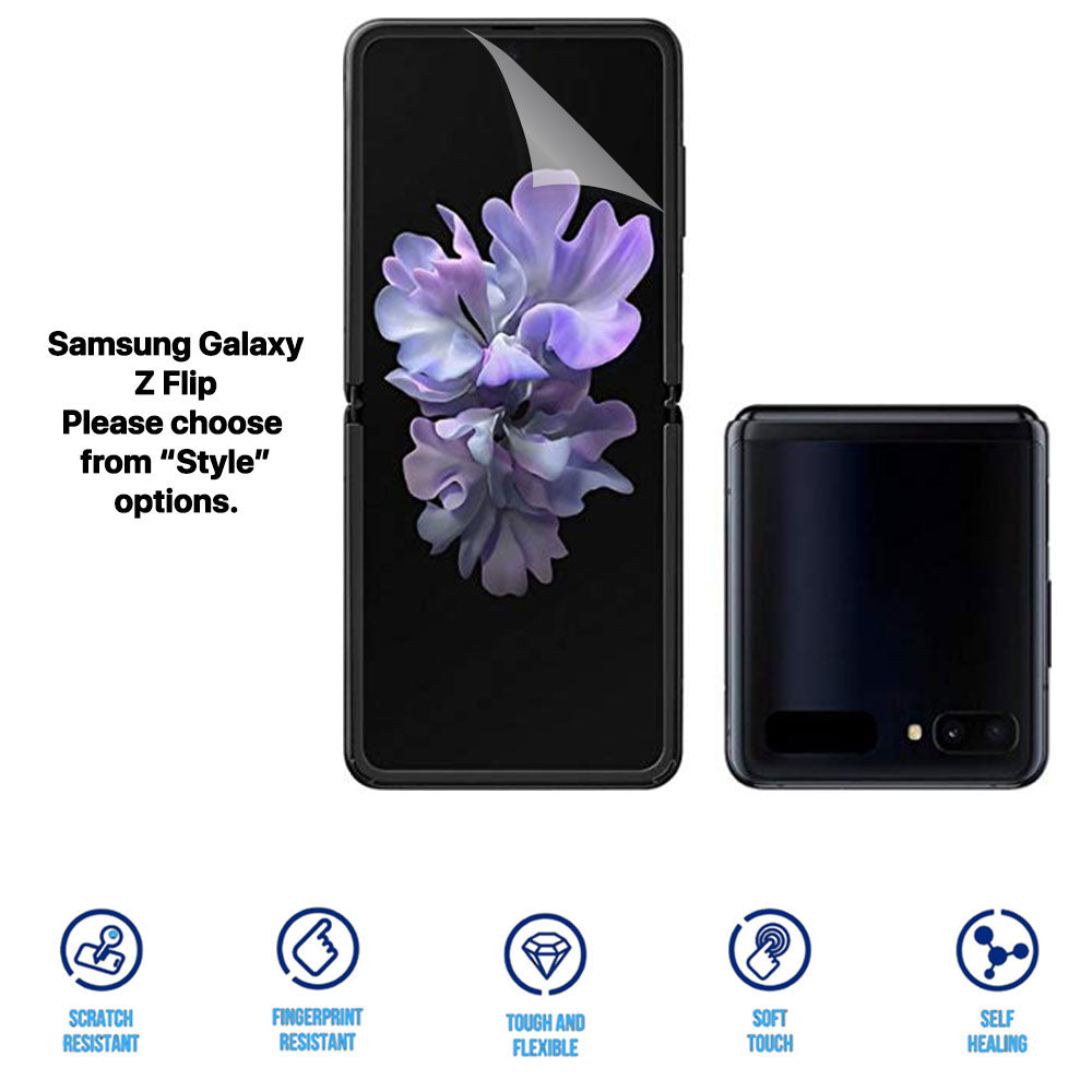 Clear HD Hydrogel Screen Protector | Anti-Scratch Protection for Samsung Galaxy Z Flip 6 5 4 3 2