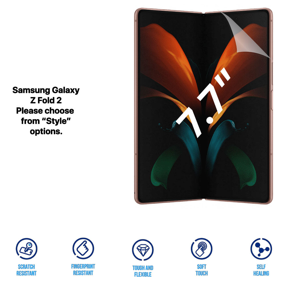 Heavy Duty Clear HD Hydrogel Screen Protector | Anti-Scratch for Samsung Galaxy Z Fold 6 5 4 3 2