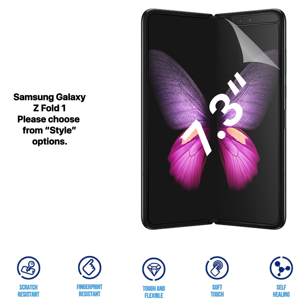 Heavy Duty Clear HD Hydrogel Screen Protector | Anti-Scratch for Samsung Galaxy Z Fold 6 5 4 3 2
