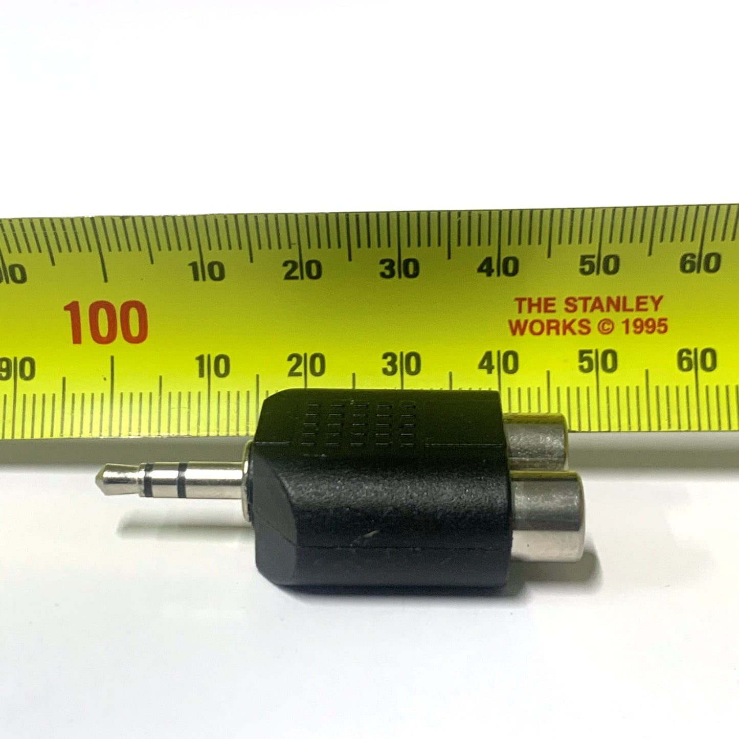 3.5 mm Stereo Male to 2 RCA Female Adapter Converter Y Splitter