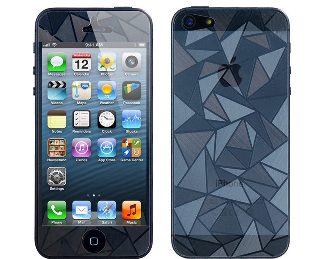 Premium 3D Diamond Skin Screen Protector Set Apple iPhone SE 5 5S