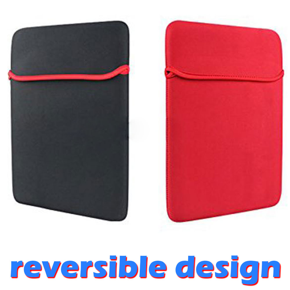 7 10 12 13 14 15 inch Laptop Notebook Macbook iPad Mini Sleeve Black Red