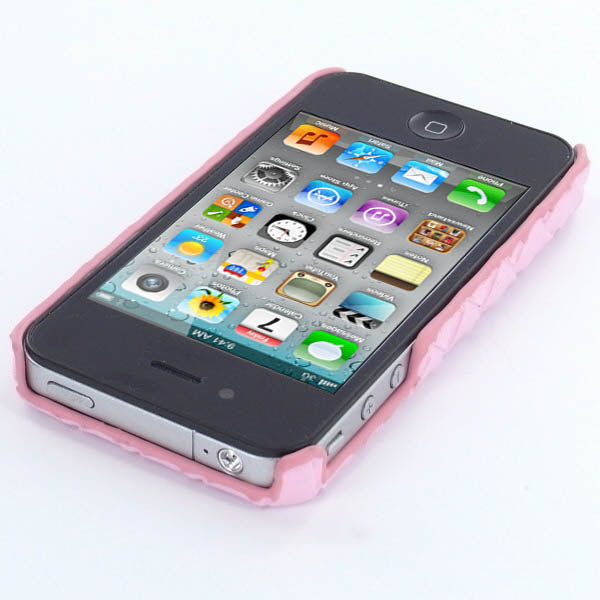 Pink Luxury Leather Case for the Apple iPhone 4 4S