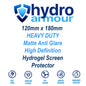 120mm x 180mm Custom Cut Heavy Duty Matte Anti Glare Hydrogel Screen Protector Film
