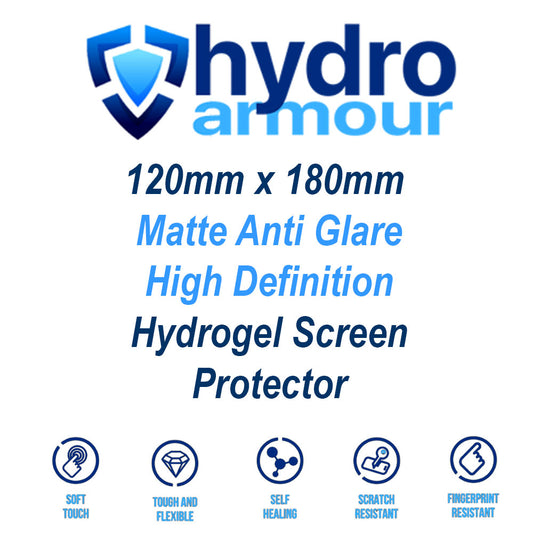 120mm x 180mm Custom Cut Matte Anti Glare Hydrogel Screen Protector Film