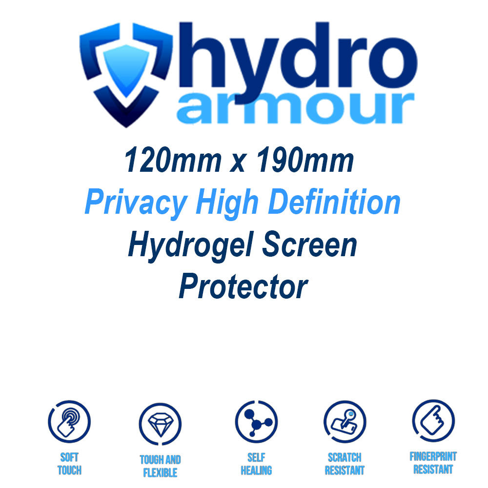 120mm x 190mm Custom Cut Privacy High Definition Hydrogel Screen Protector Film