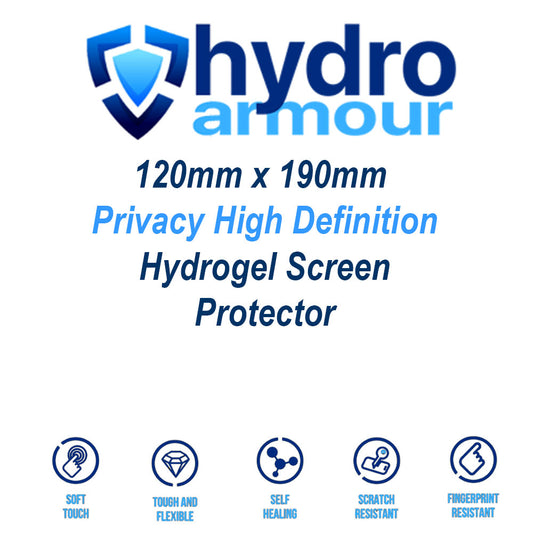 120mm x 190mm Custom Cut Privacy High Definition Hydrogel Screen Protector Film