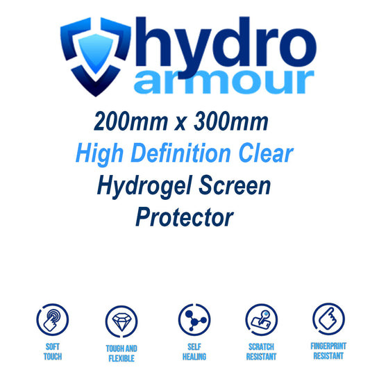 200mm x 300mm Custom Cut High Definition Clear Screen Protector Film