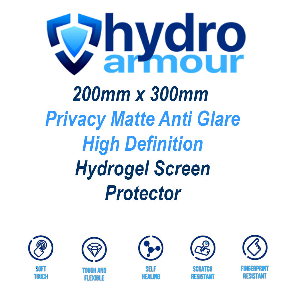 200mm x 300mm Custom Cut Privacy Matte Anti Glare Screen Protector Film