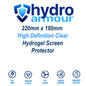 180mm x 220mm Custom Cut High Definition Clear Screen Protector Film
