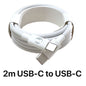 1m 2m Fast Charging USB USB-C Cable Charger Cord for iPhone 16 15 14 13 12 11 X XS Pro Max Mini Plus