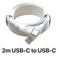 1m 2m Fast Charging USB USB-C Cable Charger Cord for iPhone 16 15 14 13 12 11 X XS Pro Max Mini Plus