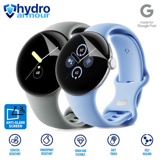 3 Pack Matte Anti Glare Hydrogel Screen Protector for Google Pixel Watch 1 2 3