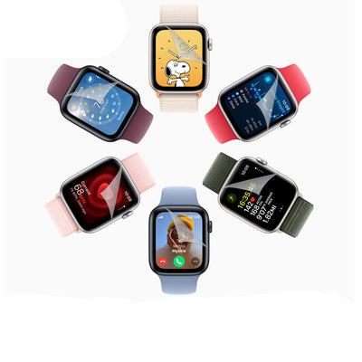 6x Apple Watch Ultra SE 9 8 7 6 5 4 Matte Anti Glare Hydrogel Screen Protector – HD Clarity, Self Healing, Anti Scratch