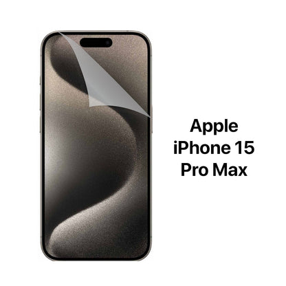 Heavy Duty Clear HD Hydrogel Screen Protector | Anti-Scratch for iPhone 16 15 14 13 12 11 X 8 7 6 5 4 3