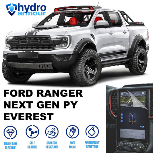 10" Clear HD Hydrogel Screen Protector | Anti-Scratch Protection for Ford Ranger Everest NEXT GEN PY