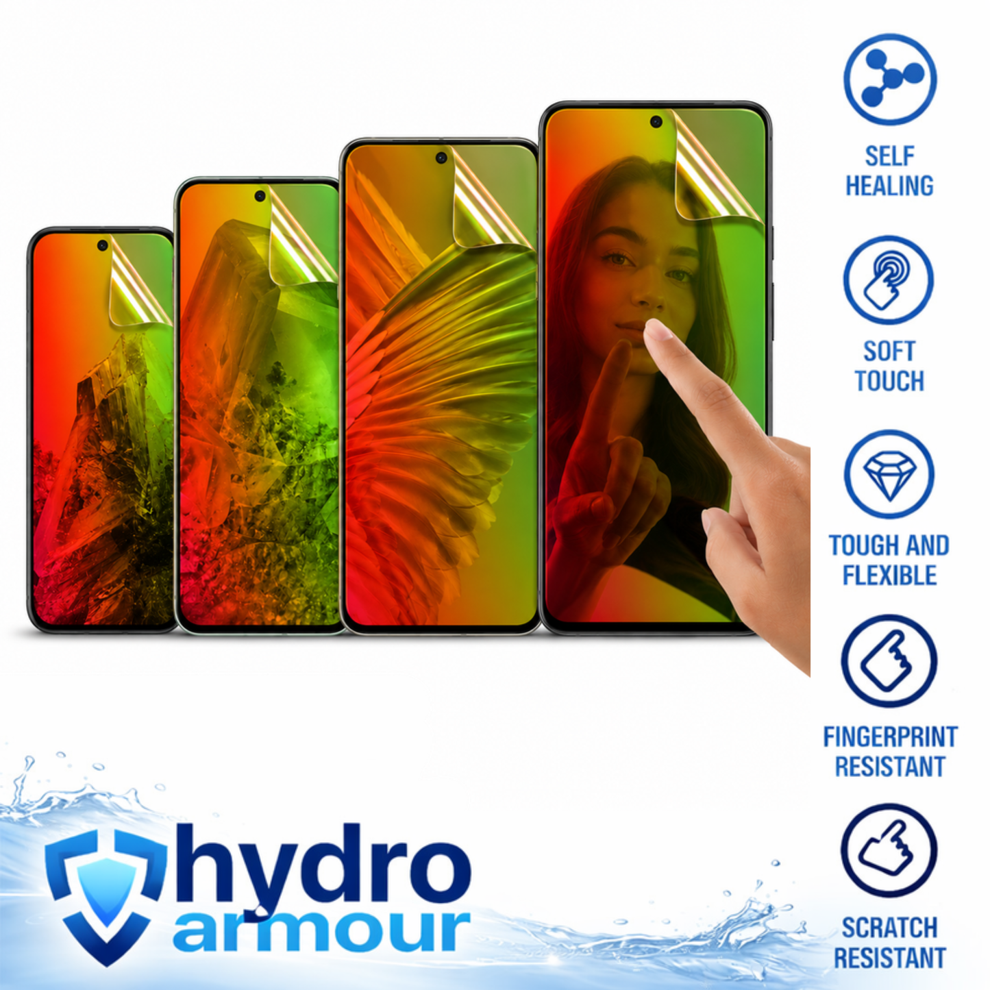 Google Pixel 10 9 8 7 Mirror Hydrogel Film Screen Protector Self-Healing