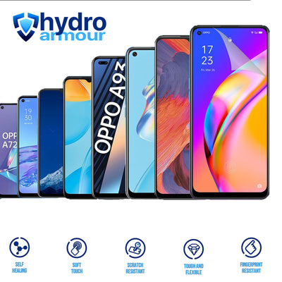 Clear HD Hydrogel Screen Protector | Anti-Scratch Protection for Oppo A18 A98 A78 A40 A60 A80 A79
