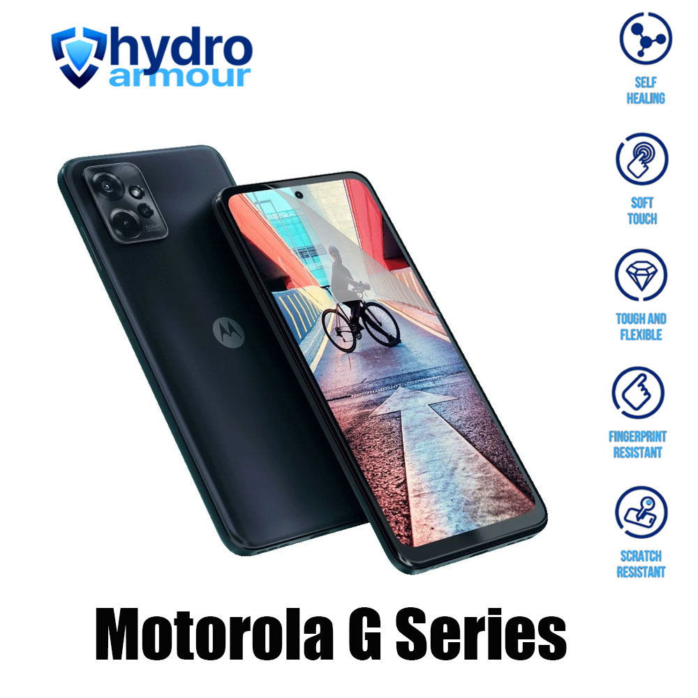 High Definition Clear Hydrogel Screen Protector for Motorola G G04 G75 G84 G54 G53 G32 G62 G22 G31 G82 G34 G85