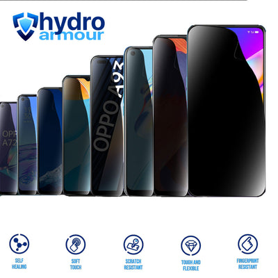 Heavy Duty Privacy Hydrogel Screen Protector HD Anti-Spy Film Oppo A18 A98 A78 A40 A60 A80 A79