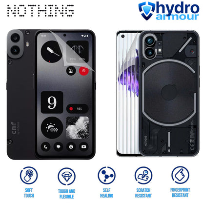 Heavy Duty Clear HD Hydrogel Screen Protector | Anti-Scratch for Nothing Phone 1 2 2a 3a Pro Plus CMF