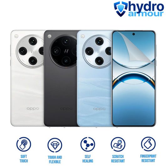 Heavy Duty Clear HD Hydrogel Screen Protector | Anti-Scratch for Oppo Find X8 Pro X3