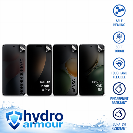 HONOR Magic8 400 Pro X9d X6d Heavy Duty Privacy Hydrogel Film Screen Protector Anti-Spy
