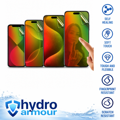 iPhone 17 16 15 14 Mirror Hydrogel Film Screen Protector Self-Healing