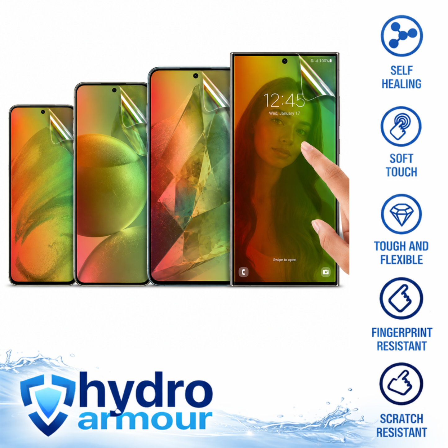 Hydro Armour Screen Protector (Samsung Galaxy S Series) (Mirror HD) Australia