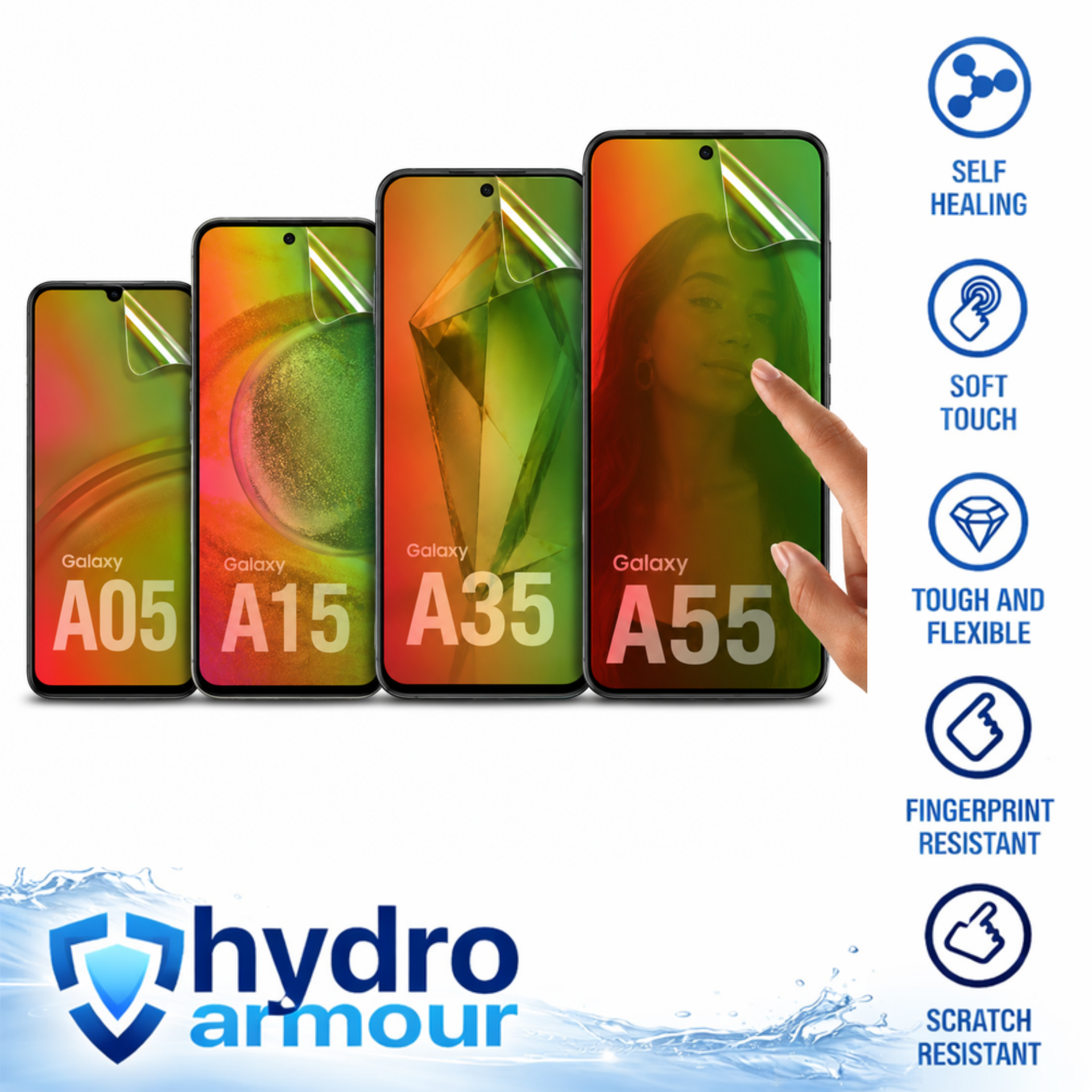 Hydro Armour Screen Protector (Samsung Galaxy A Series) (Mirror HD) Australia