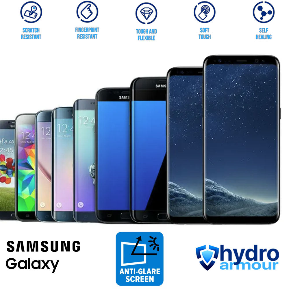 Matte Anti Glare HD Hydrogel Screen Protector for Samsung Galaxy S25 S24 S23 S22 S21 S20 FE S8 Ultra S10 S9 S8 S7 S6 S5 S4 S3 S2 S