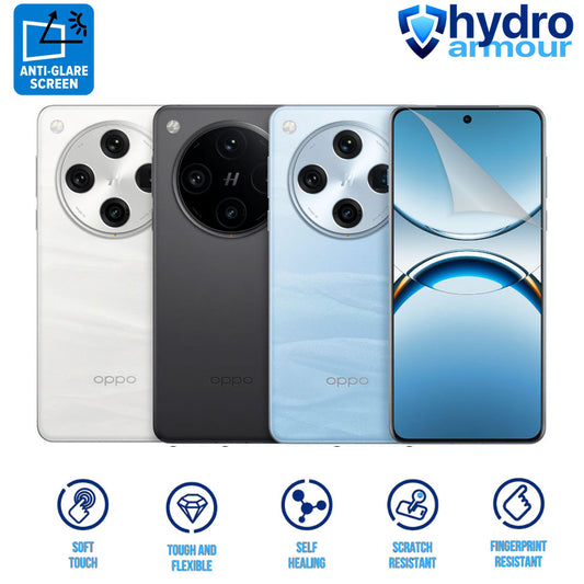 Heavy Duty Matte Anti-Glare Hydrogel Screen Protector | HD for Oppo Find X8 X3 Pro