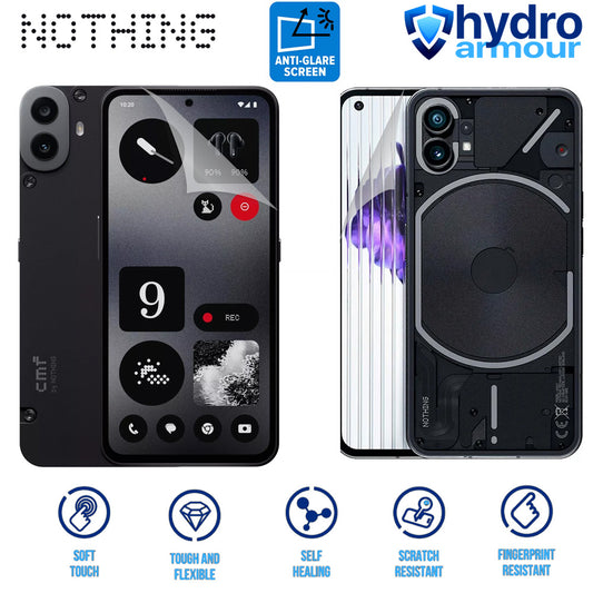 Heavy Duty Matte Anti-Glare Hydrogel Screen Protector | HD for Nothing Phone 1 2 2a 3a 3a Pro Plus CMF