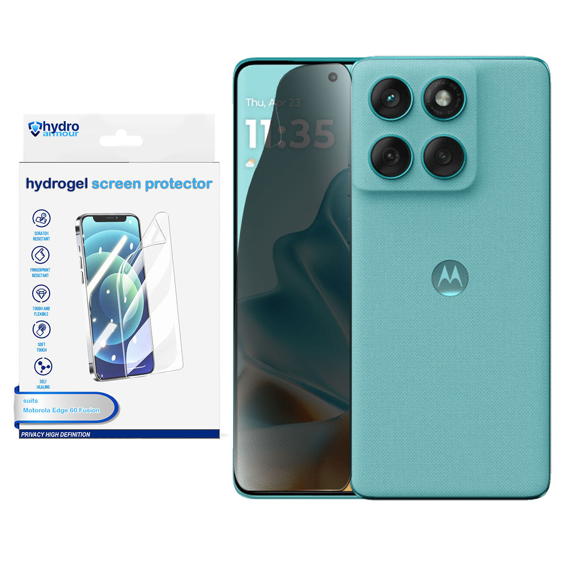 Privacy Hydrogel Screen Protector HD Anti-Spy Film for Motorola Edge 60 50 40 30 20 Pro Ultra Neo Fusion