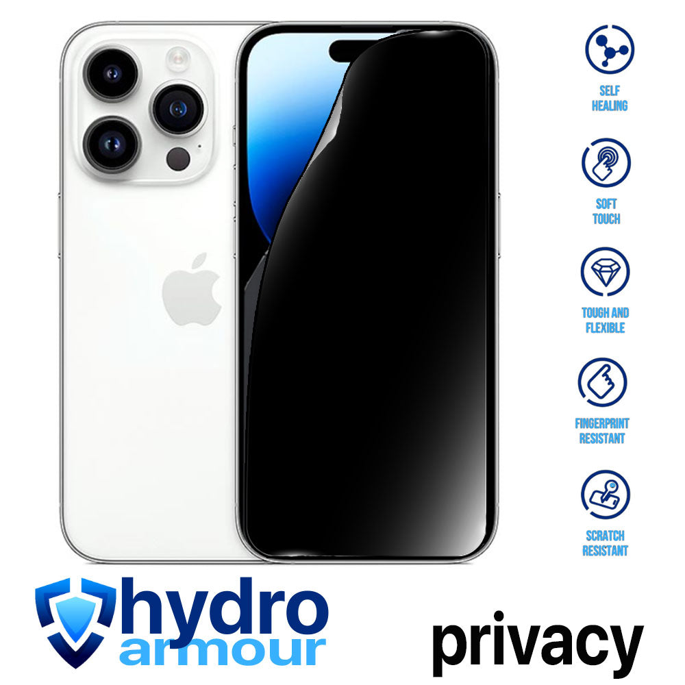 Privacy Matte HD Anti-Glare Hydrogel Screen Protector | Anti-Spy for iPhone 16 15 14 13 12 11 X XS XR 8 7 6 5 4 3