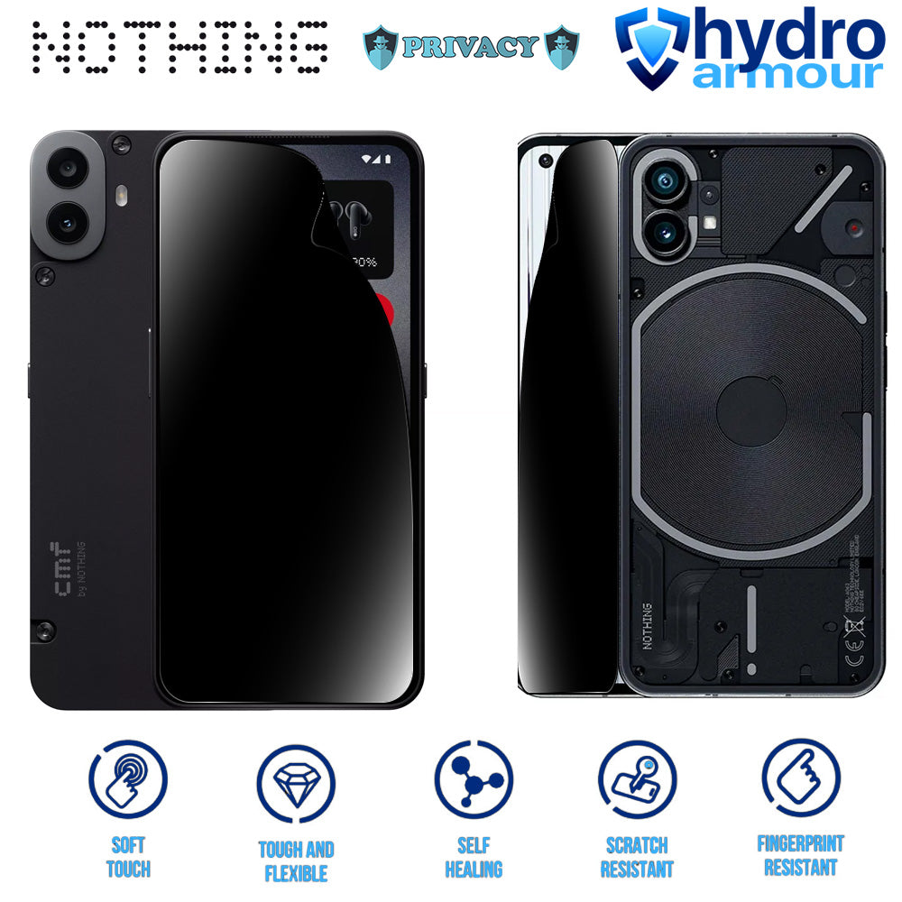Privacy Hydrogel Screen Protector | HD Anti-Spy Film for Nothing Phone 1 2 2a 3a 3a Pro Plus CMF