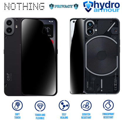Privacy Hydrogel Screen Protector | HD Anti-Spy Film for Nothing Phone 1 2 2a 3a 3a Pro Plus CMF
