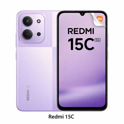 Redmi 15 15C 14C 13 13X 13C 12 HD Clear Hydrogel Film Screen Protector Self-Healing Anti-Scratch
