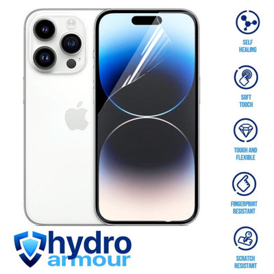 iPhone 17 16 15 14 13 12 11 Hydrogel Clear Screen Protector – Clear HD Self Healing, Anti Scratch, Easy Install