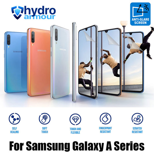 Heavy Duty Matte Anti-Glare Hydrogel Screen Protector | HD for Samsung Galaxy A Series A55 A35 A25 A15 A05s