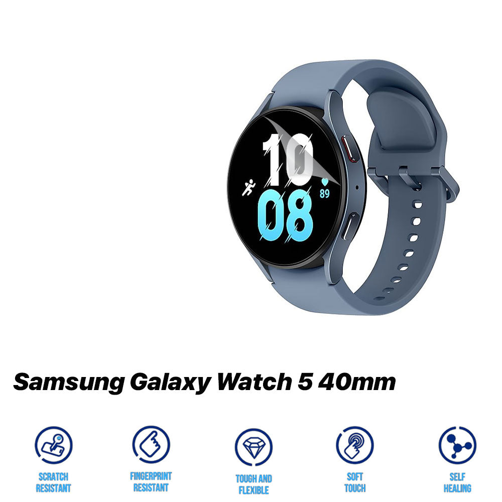 3 Pack High Definition Clear Hydrogel Screen Protector for Samsung Galaxy Watch 4 5 6 7 Ultra