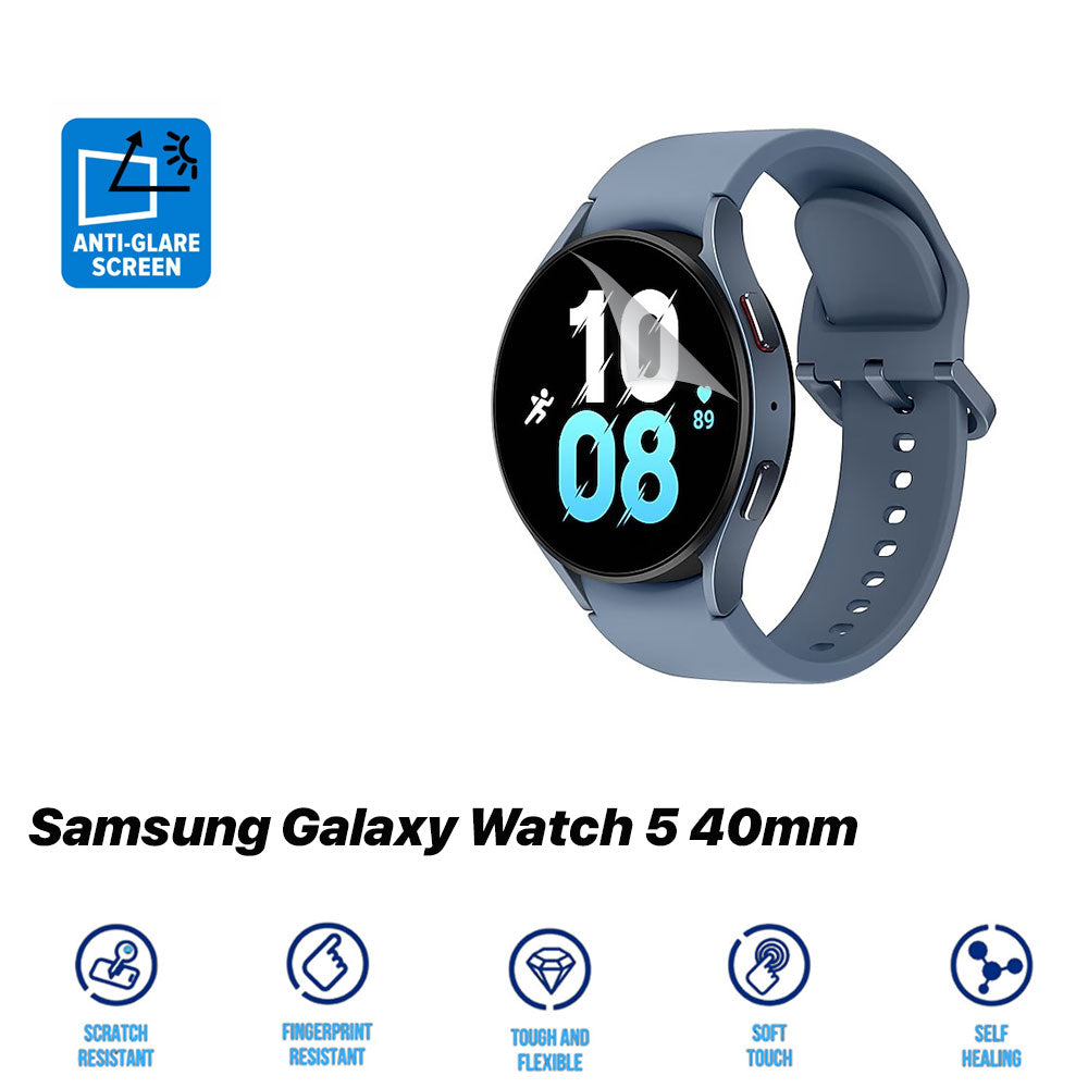 3 Pack Matte Anti Glare Hydrogel Screen Protector for Samsung Galaxy Watch 4 5 6 7 Ultra